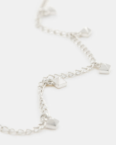 Ria Mini Stud Sterling Silver Necklace