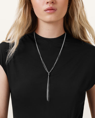 Fleur Two Tone Multi-Chain Necklace