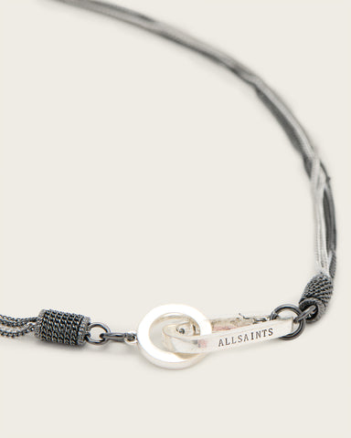 Fleur Two Tone Multi-Chain Necklace