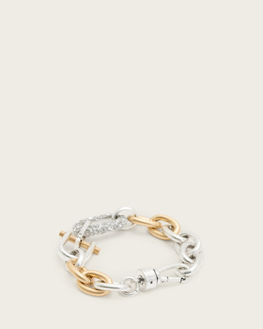 Cadence Two Tone Chain Bracelet