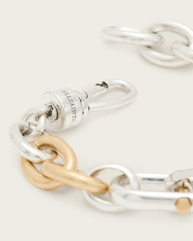 Cadence Two Tone Chain Bracelet