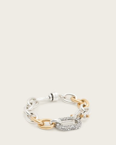 Cadence Two Tone Chain Bracelet