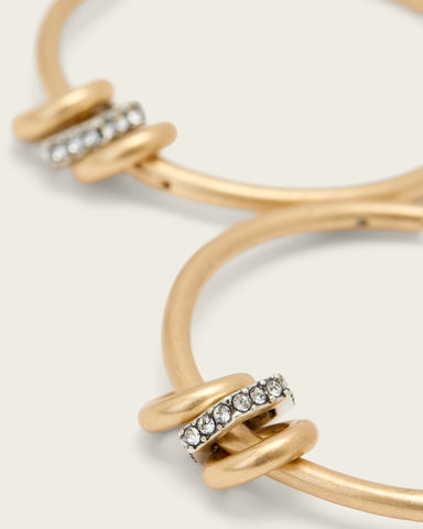 Selene Bolt Hoop Earrings