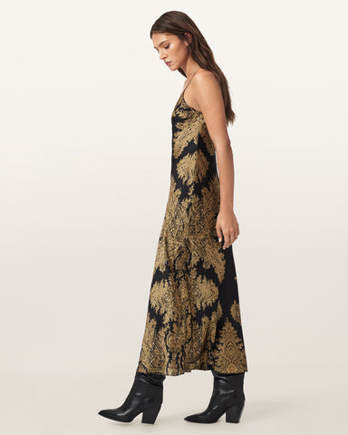 Bryony Paisley Slip Dress