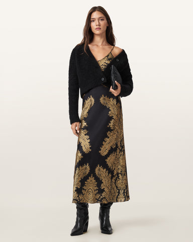 Bryony Paisley Slip Dress