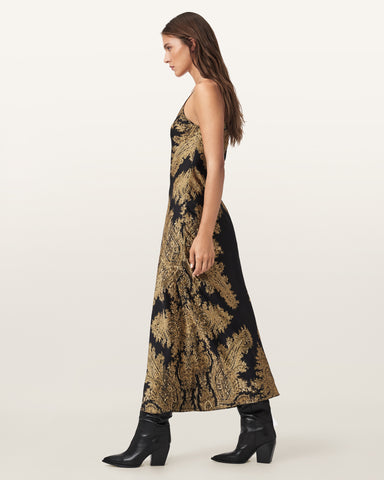 Bryony Paisley Slip Dress