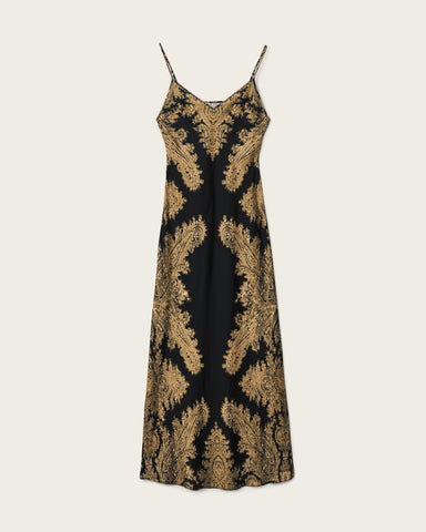 Bryony Paisley Slip Dress