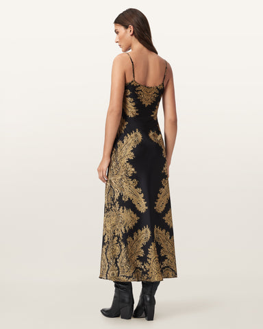 Bryony Paisley Slip Dress