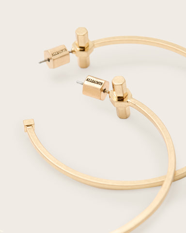 Toggle Large Hoop Earrings