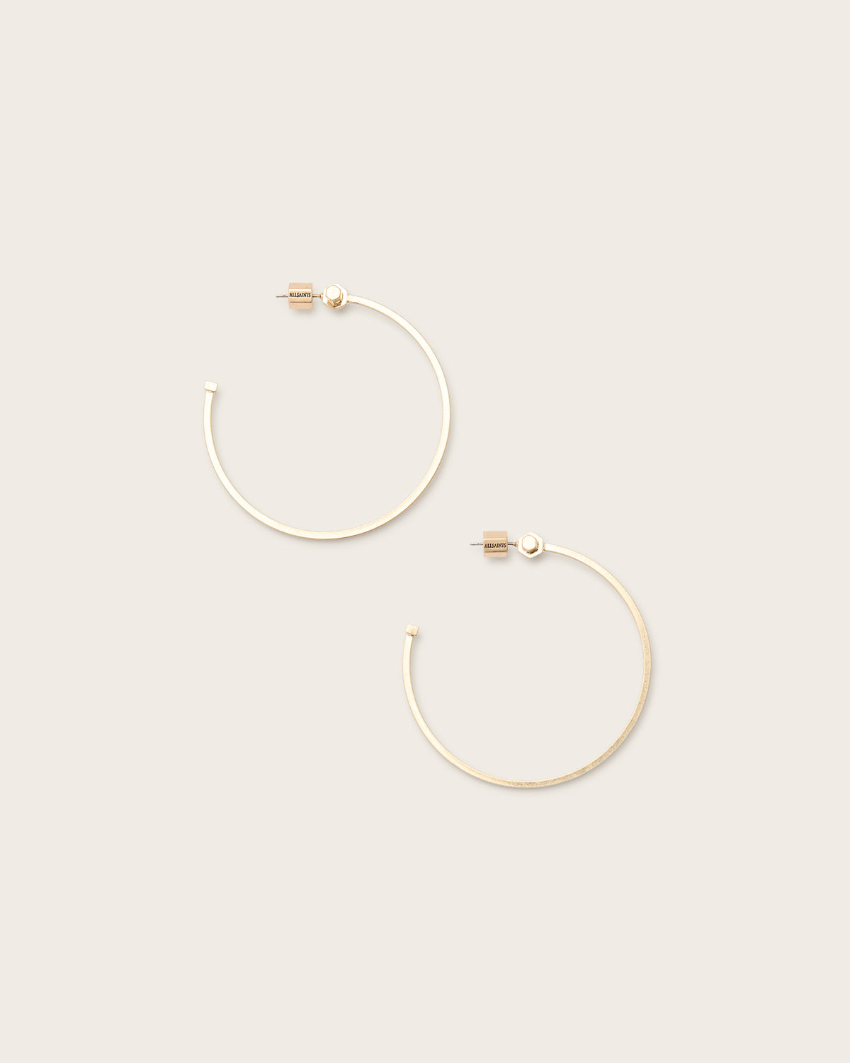 Toggle Large Hoop Earrings