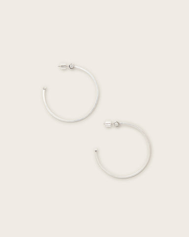 Toggle Large Hoop Earrings