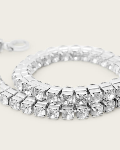 Gia Crystal Chain Necklace