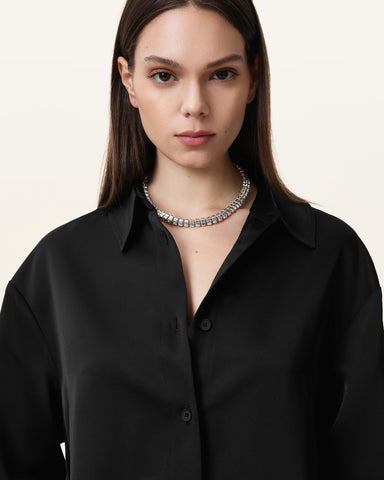 Gia Crystal Chain Necklace