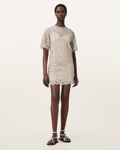 Eva Embellished Mini Dress