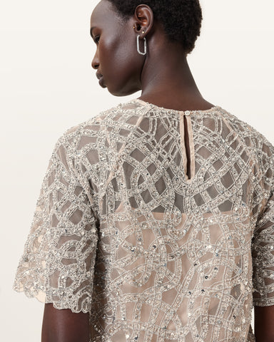 Eva Embellished Mini Dress