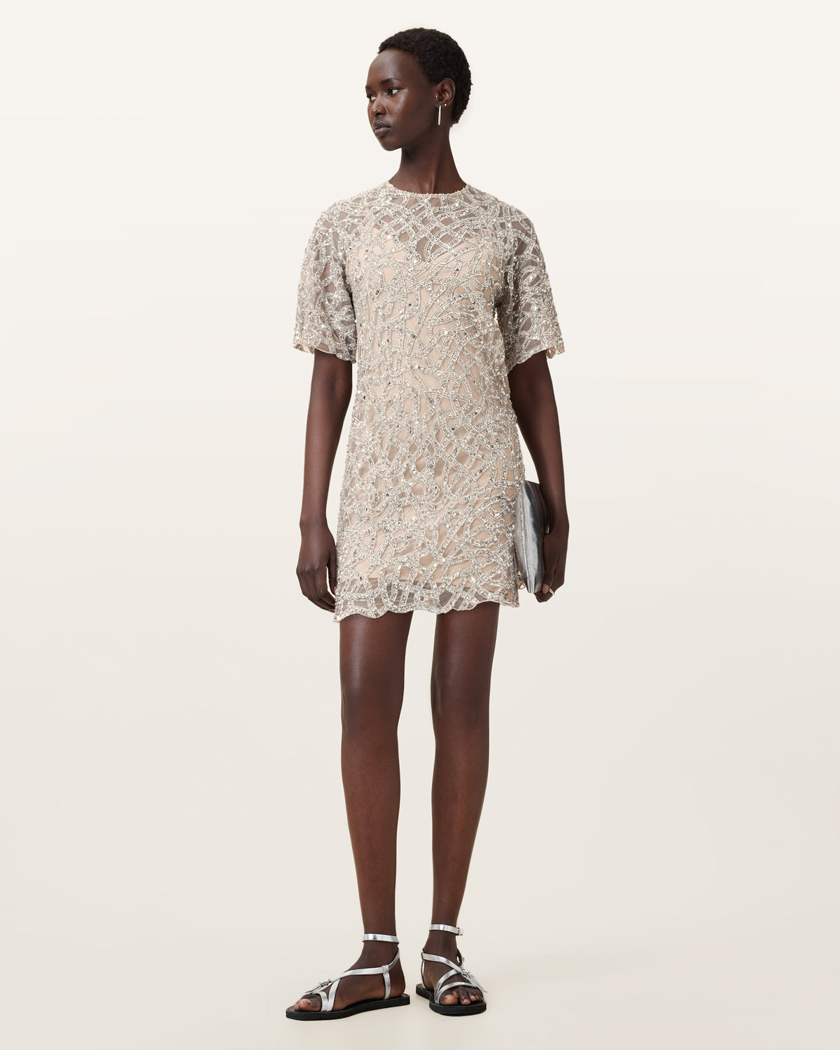 Eva Embellished Mini Dress