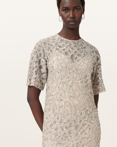 Eva Embellished Mini Dress