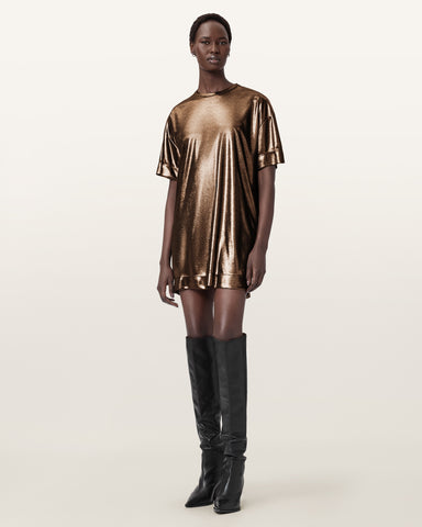 Sparkle Mini T-Shirt Dress