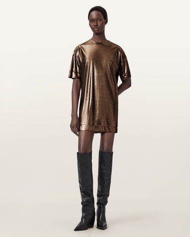 Sparkle Mini T-Shirt Dress