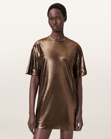 Sparkle Mini T-Shirt Dress