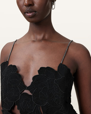 Flora V-Neck Embroidered Top