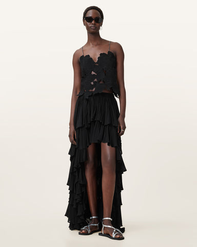 Flora V-Neck Embroidered Top