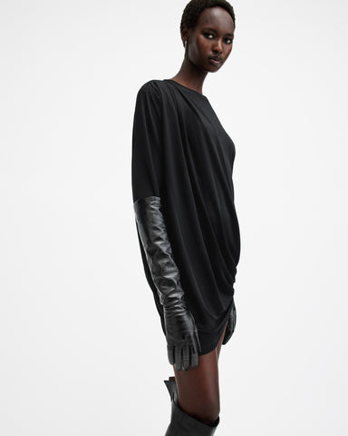 Devin Draped Mini Dress