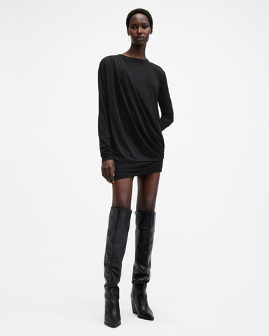 Devin Draped Mini Dress