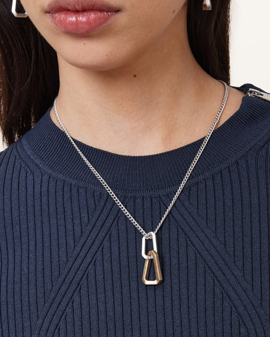 Ada Chunky Link Pendant Necklace