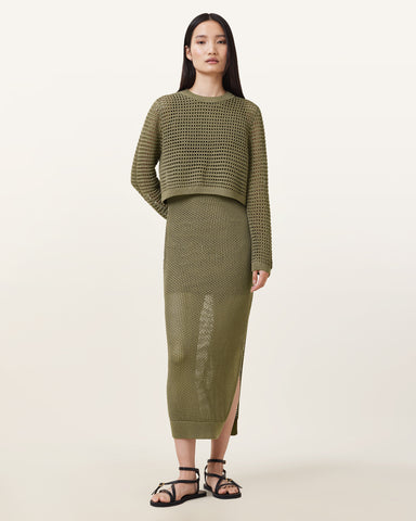 Miro Open Stitch 2-in-1 Maxi Dress