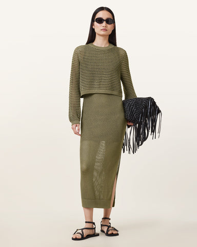 Miro Open Stitch 2-in-1 Maxi Dress