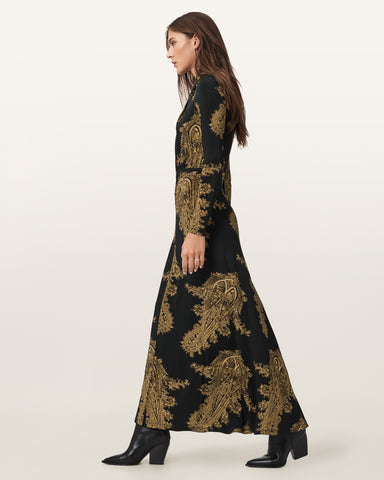 Mina A-Line Maxi Dress