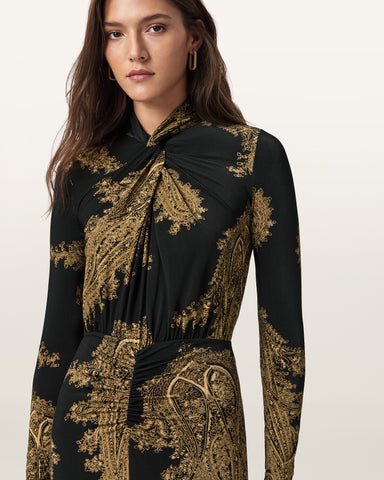 Mina A-Line Maxi Dress