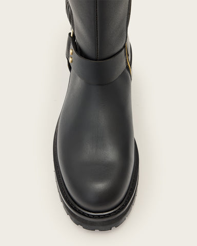 Maddie Knee High Leather Boots