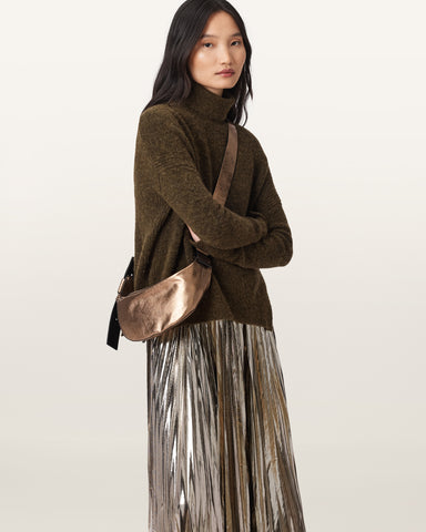 Luna Slouchy Leather Crossbody Bag