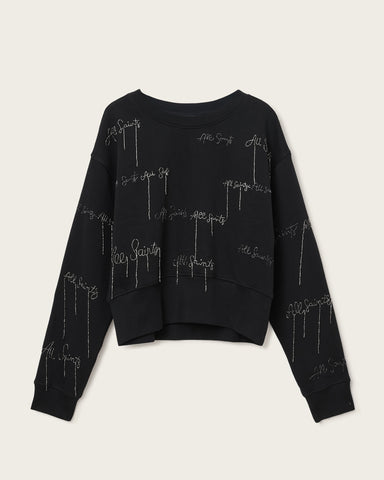 AllSaints Embellished Separo Sweatshirt