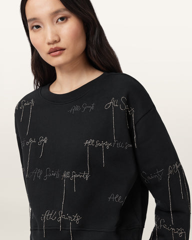 AllSaints Embellished Separo Sweatshirt