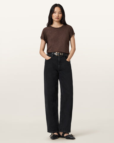 Anna Short Sleeve Shimmer T-Shirt