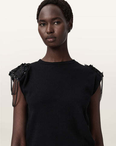 Shona Embellished Sleeveless Top