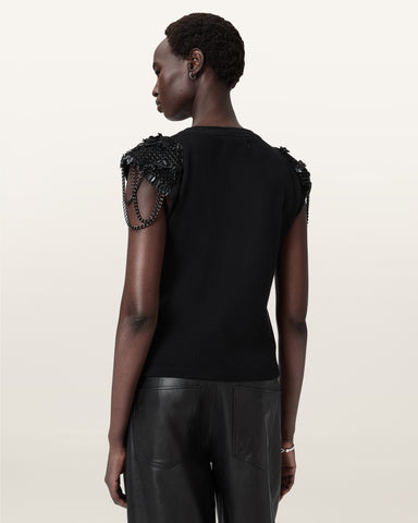 Shona Embellished Sleeveless Top