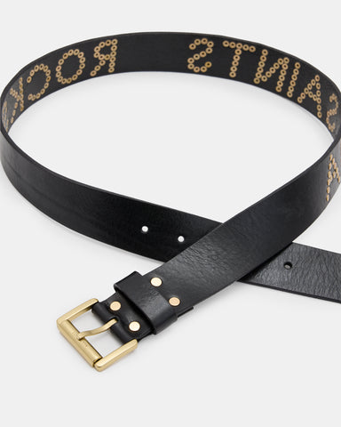 AllSaints Rock Studded Leather Belt