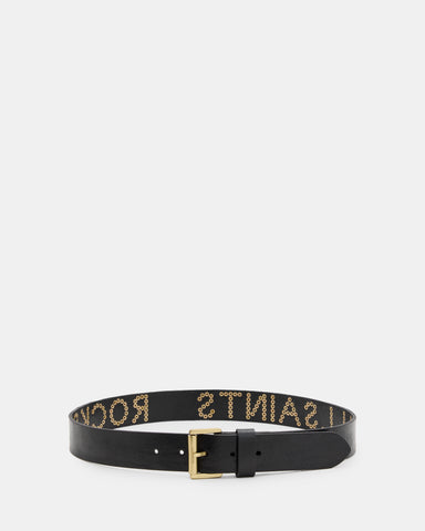 AllSaints Rock Studded Leather Belt