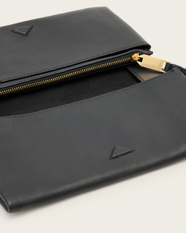 Harluna Leather Clutch Bag