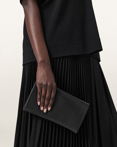 Harluna Leather Clutch Bag