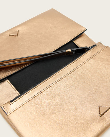 Harluna Leather Clutch Bag