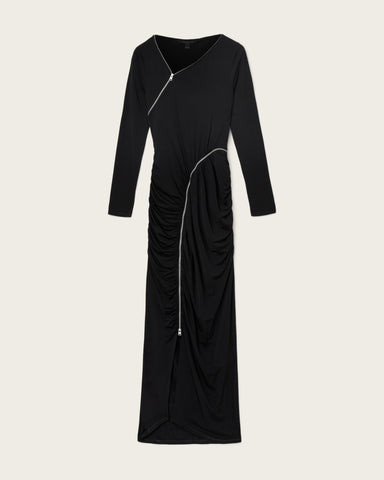 Elsie Zipper Maxi Dress