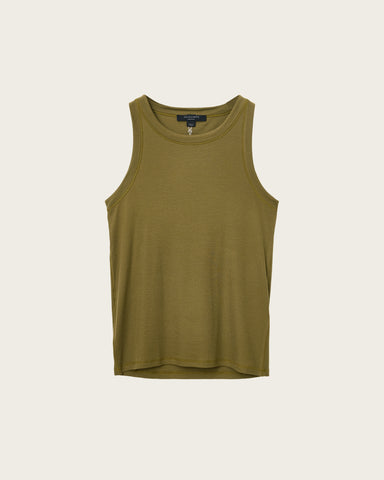 Rina Crew Neck Sleeveless Tank Top