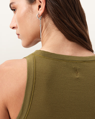 Rina Crew Neck Sleeveless Tank Top