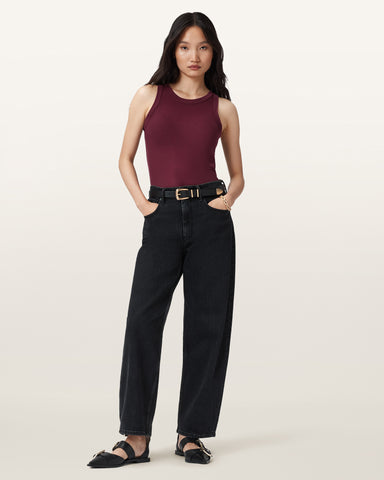 Rina Crew Neck Sleeveless Tank Top