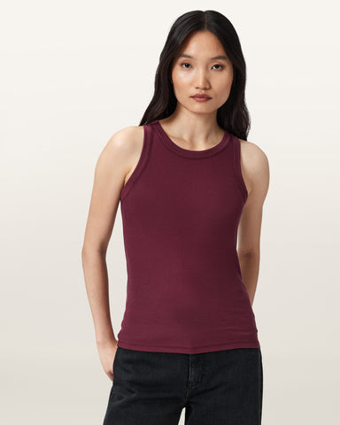 Rina Crew Neck Sleeveless Tank Top